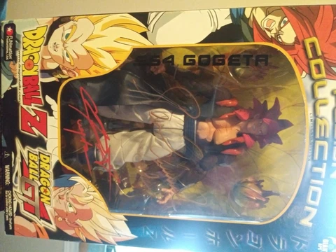 SS4 Gogeta Movie Edition Signed/Authenticated by Chris Sabat and Sean Schemmel Cover