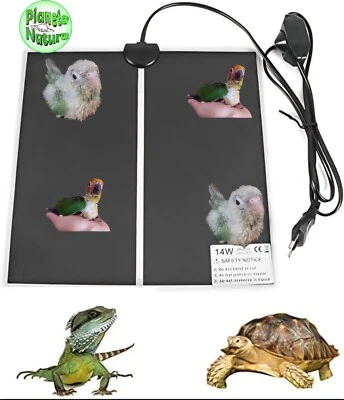 Tappetino  Riscaldante per piccoli di pappagalli Rettili e Piccoli Animali 14 w - Immagine 1 di 4