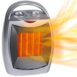Portable Electric Space Heater 1500W/750W Personal Room Heater with Thermosta... - Picture 1 of 7