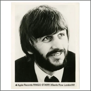 Ringo Starr Apple Records 1970s Promotional Photograph (UK) - Picture 1 of 2