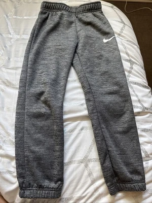 Nike Dri-Fit Light Grey Joggers, Size 6-7 Years Old - Image 1 of 4