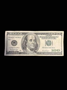 100 Dollar Schein (Hundert Dollar Schein) - Serie 2003A (zirkuliert) - Bild 1 von 2