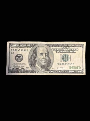 $100 Bill – Series 2003A – Circulated Federal Reserve Note – Benjamin Franklin - Image 1 of 2