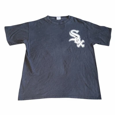 Camiseta negra majestuosa Chicago White Sox 2XL Paul Konerko 14 MLB para hombre Foto 1 de 4