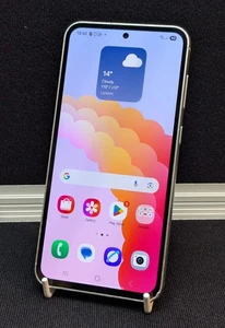 Samsung Galaxy S23 FE - 128GB - Lila (Entsperrt) **Rückseite gesprungen** - Bild 1 von 12