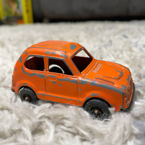 Vintage Tootsie Toy Honda Civic Orange Diecast Made in U.S.A.
