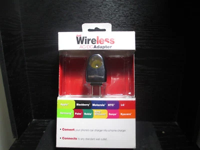 AC/DC Adapter Convert AC / DC Travel Power Wall Plug Adapter Fits Most CellPhone - Image 1 of 4