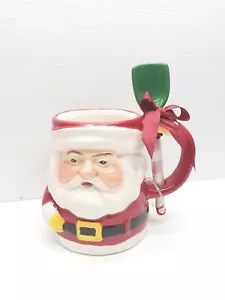  X Mas WEIHNACHTEN - WEIHNACHTSMANN - HOT COCO - TASSE UND LÖFFEL - Bild 1 von 5