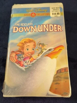 The Rescuers Down Under VHS 2000, Gold Collection Edition, Factory Sealed.  - Image 1 of 4