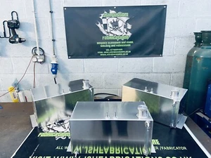 6 Gallon Baffled Alloy Fuel Tank High Quality Built In The Uk Vat Included - Picture 1 of 7