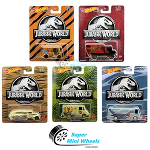Hot Wheels 2022 Premium Pop Culture Q Case Jurassic World - Picture 1 of 2