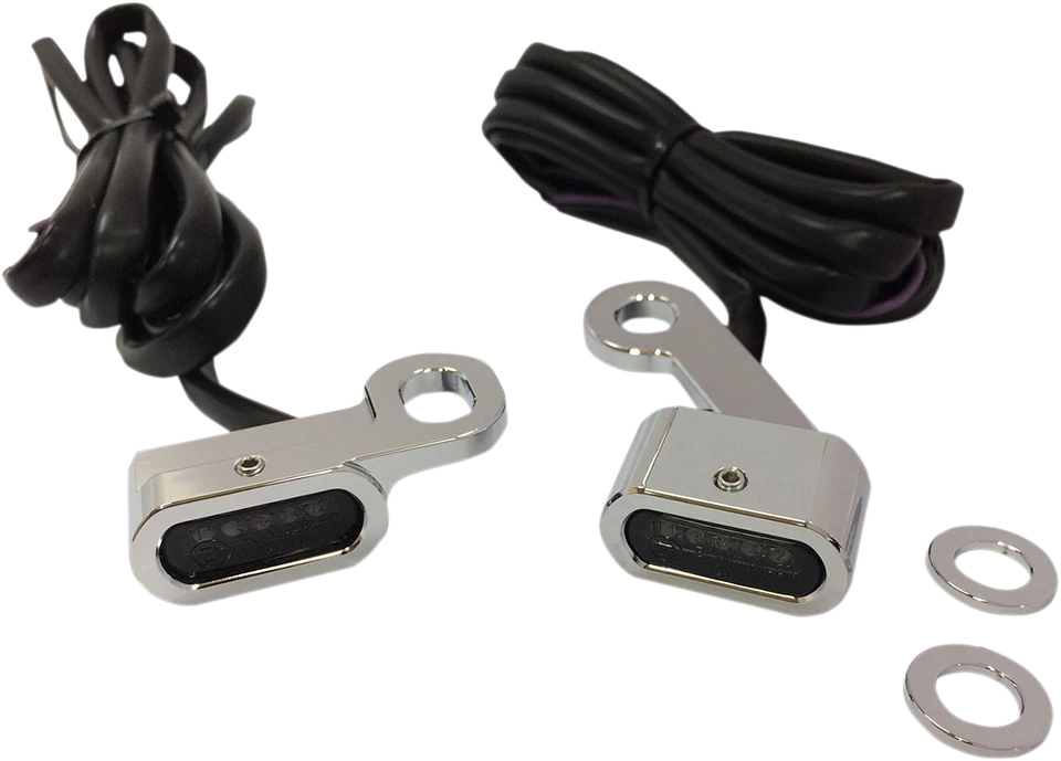 Luces marcadoras LED cromadas Drag Specialties para Harley Sportster 04-19 Foto 1 de 1