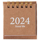 2024 Desk Calendar Stand Up Flip Monthly Planner for Home Office