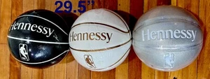 Moet HENNESSY Cognac BLACK/SILVER/WHITE official NBA basketball -Sealed NEWRare! - Picture 1 of 7