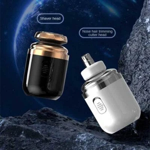 Men Mini-Shave Electric Shaver Pocket Rechargeable Waterproof Razor Portable - Picture 1 of 11