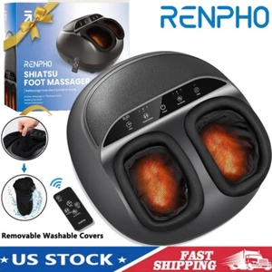 RENPHO Shiatsu Foot Massager Machine with Heat Electric Massage For Mom&Dad Gift - Picture 1 of 22