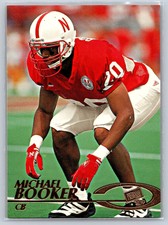 1997 Press Pass Michael Booker #37 Torquers Blue  Nebraska Cornhuskers