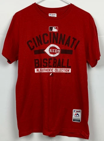 Majestic Cincinnati Reds Baseball Shirt Size Large Cover
