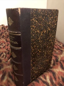 Saint Paul Par Ernest Renan 1869 Antique French Language Bible Gospel - Picture 1 of 15