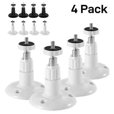 4 Pack Adjustable Camera Wall Mount Bracket Outdoor Indoor for Arlo Pro Security - Image 1 of 4