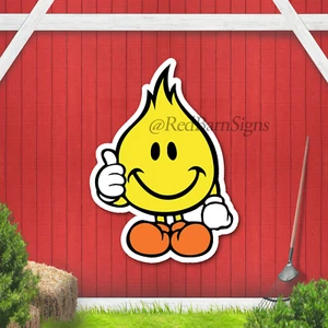 World Industries Vinyl Sticker - Skateboarding - Flameboy - Skate - Deck - Picture 1 of 1