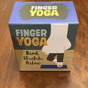 Finger Yoga am Schreibtisch Biegen, Dehnen, 32 Seiten Posenbuch. Gag Party Geschenke - Bild 1 von 4