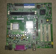 Intel motherboard Celeron CPU - I/O & IDE on board Vintage Hardware PCI