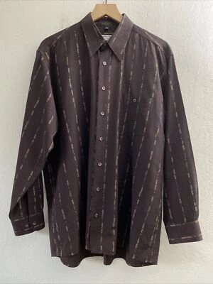 Georg Roth Of Germany Long Sleeve Button Up Dress Shirt Mens Large 41/42 Purple - Image 1 of 4
