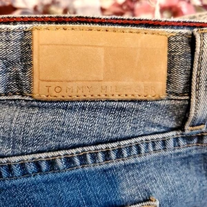 Tommy Hilfiger Women Jeans Blue Tag Size 10 (33x31) Low Rise Flared Belt Loop - Picture 1 of 14