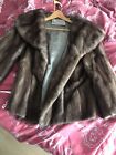mink fur jacket for parts and project size m