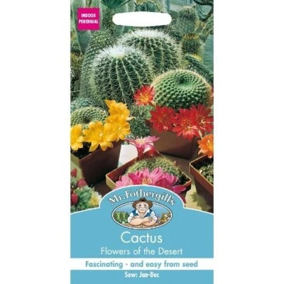 Mr Fothergill's CACTUS seeds Flowers of The Desert - 30 Seeds - Image 1 of 2
