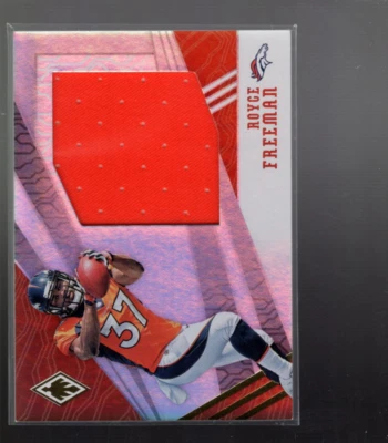 B2039- 2018 Panini Phoenix Rookie Jumbo Jerseys #23 Royce Freeman Jersey /100 - Image 1 of 2