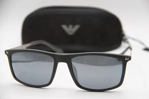 NEW EMPORIO ARMANI EA 4171U 5437/6G GREY MIRRORED AUTHENTIC SUNGLASSES 57-18 - Picture 1 of 4