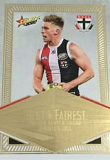 2020 AFL SELECT FOOTY STARS BEST & FAIREST CARD SEBASTIAN ROSS ST KILDA BF15