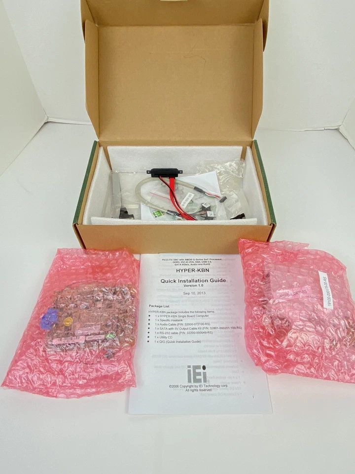 IEI TECHNOLOGY PICO-ITX SBC With AMD G-Series SoC Processor DDR3 Hyper-KBN Pkg - Image 1 of 3
