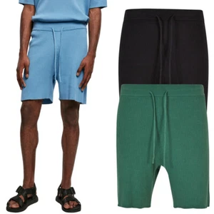 Urban Classics Ribbed Shorts kurze Hose Sporthose 100% Basic Men Regular Kordel - Picture 1 of 31