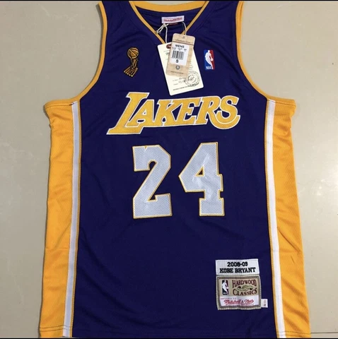 Los Angeles Lakers purple 24 Kobe Bryant NBA Finals game Retro Vintage Jersey Cover