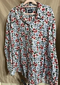 Dockers 70s Vintage Floral Pattern Button Down Collared Shirt, Size 2X - Bild 1 von 8