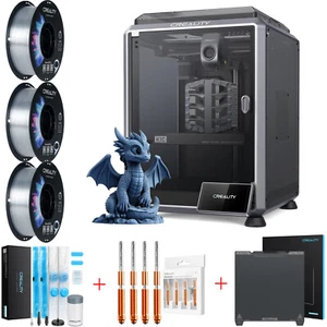 Creality K1C 3D Drucker mit Space Pi Filament Trockenbox & 3KG PETG Filament - Afbeelding 1 van 13