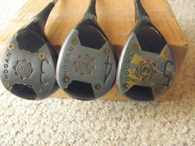 Mujeres diestros damas acero Ben Hogan laminado fairway maderas 3,4,5 Foto 1 de 4