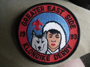 DQ SCOUT BSA 1993 INDIANHEAD COUNCIL GREATER EAST SIDE DISTRICT KLONDIKE DERBY ! - Picture 1 of 3