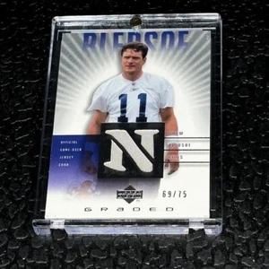 2002 Upper Deck Game Jersey Drew Bledsoe #G4-DB 69/75 Buffalo Bills - Picture 1 of 2