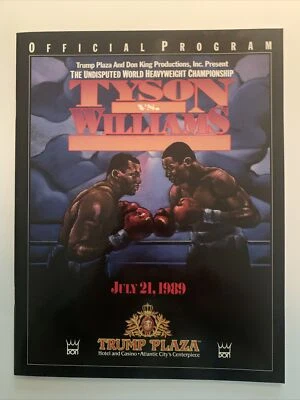 Mike Tyson v Carl “Truth” Williams 1989 Original World Heavyweight Title Program - Image 1 of 4