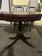 Antique Fold Top Gaming Table