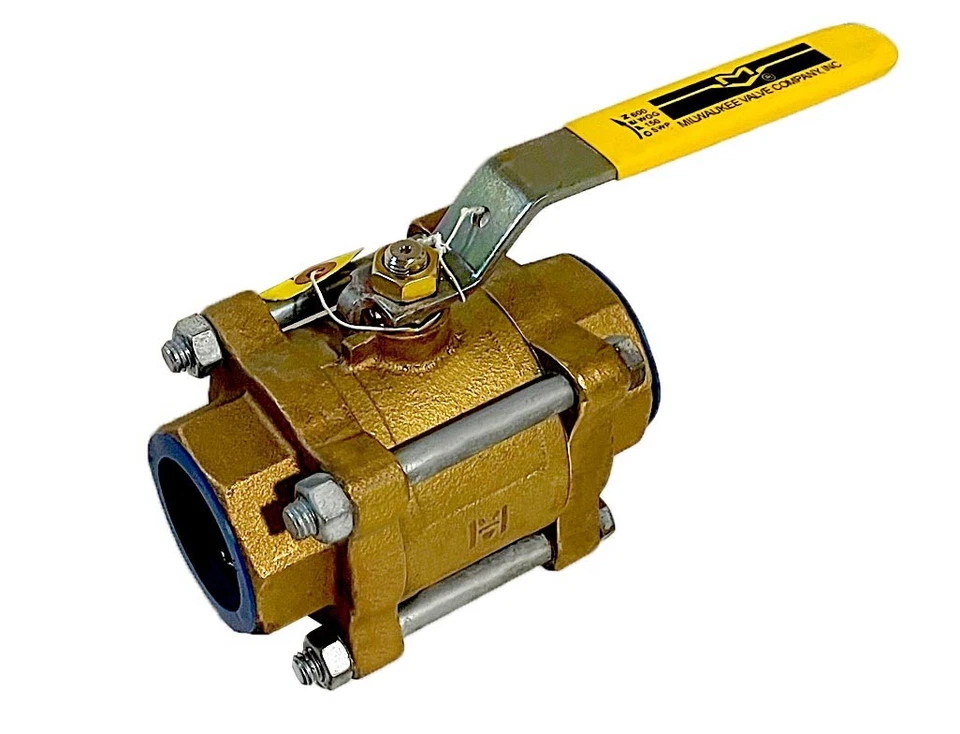 MILWAUKEE BA300S 3/4" Threaded Full Port Ball Valve 600 WOG No Box