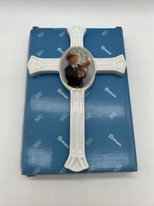 Vintage 1993 Roman Inc. Abbie Williams “Cross Boy” Wall-hanging Cross (#45988) - Picture 1 of 7