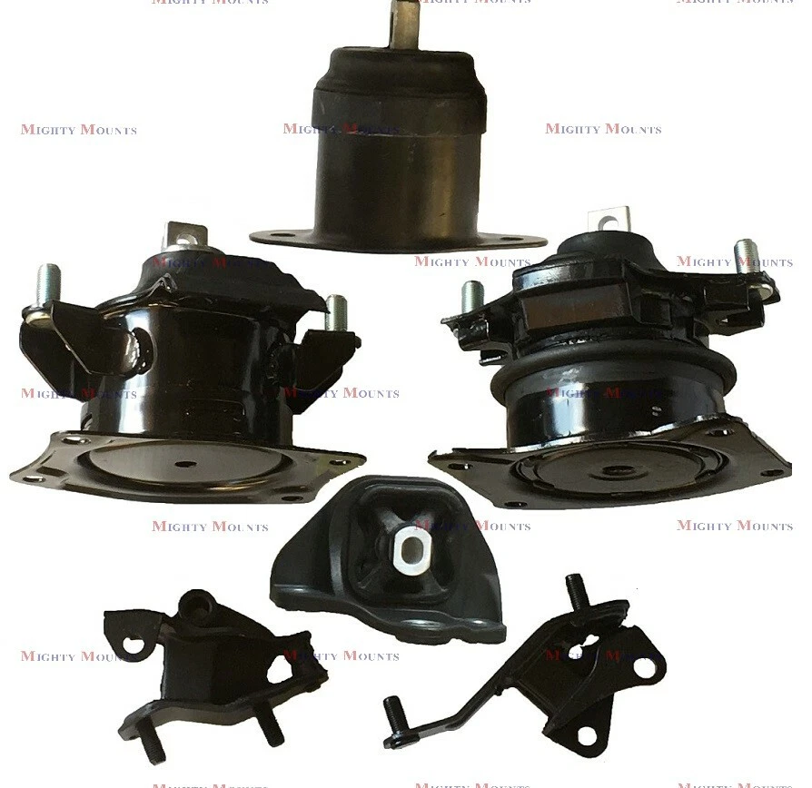 Крепления двигателя MMB524 6 шт подходят для автоматической коробки передач двигателя Acura TSX 2,4 л 2004 - 2008 годов выпуска - Изображение 1 из 1