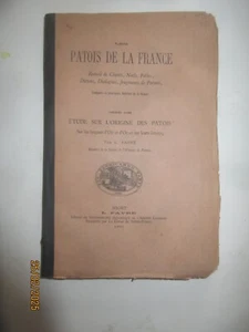 Les patois de France Recueil de chants Noëls Fables Dictons Dialogues FAVRE 1892 - Bild 1 von 5