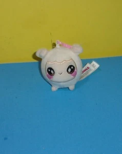 3" Squeezamals Soft Stuffed Plush - SOPHIA the Sheep Plastic Key Clip - Picture 1 of 2