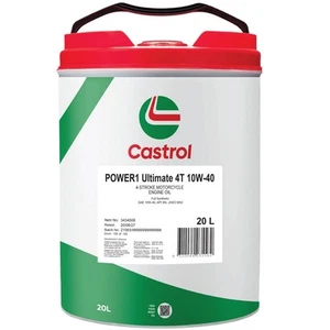 Castrol POWER1 Ultimate 4T 10W-40 Engine Oil 20L 3434508 - Picture 1 of 1